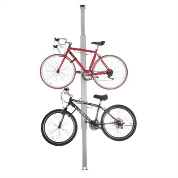 Leisure Sports Leisure Sports Aluminum Bike Storage Rack, Tension Mount, 2 Bicycles Vertically, Adjustable Height 514721HHY